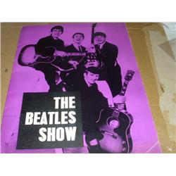 1963 Original Beatles Programme, "The Beatles Show" Pre First US Visit