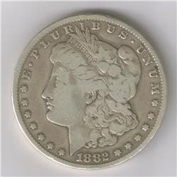 1882-CC F / VF MORGAN SILVER DOLLAR