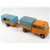 Image 1 : MAJORETTE TRAX PUBLICS DIE CAST AND PLASTIC TOY TRUCK W/ TRAILER