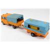 Image 2 : MAJORETTE TRAX PUBLICS DIE CAST AND PLASTIC TOY TRUCK W/ TRAILER