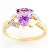 1.46ct Natural Amethyst Diamond 9k Gold Ring (JEW-9338X)