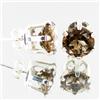 Image 2 : 6.92ctw Smokey Quartz Sterling Earrings (JEW-2636)