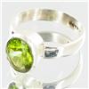 Image 2 : 23.02ctw Peridot Sterling Ring (JEW-2704)