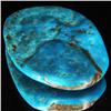 Image 1 : 55.6ct Natural Turquoise Cabochon  (GEM-32704)