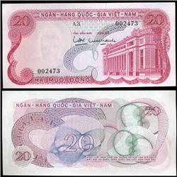 1969 Vietnam 20 Dong Uncirculated (CUR-06279)