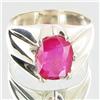 40.77ctw Mozambique Ruby Sterling Ring (JEW-2717)