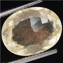 6.05ct Clear Champagne Oregon Sunstone Oval (GEM-30980)