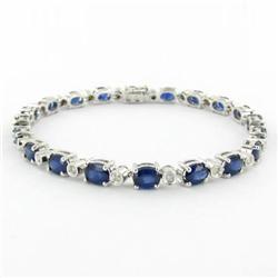 57ctw Blue Topaz 14k Gold Necklace (JEW-1097)