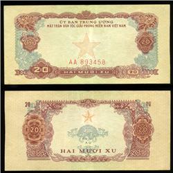 1963 Vietnam 20 Xu Crisp Circulated (CUR-06281)