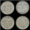 Image 2 : 1937A Nazi Germany 2 Mark Silver Hi Grade 4 Pcs (COI-8063)