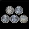 Image 1 : 1969 Germany Silver 5 Mark Gem Proof Lot of 5 (COI-8507)