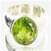 Image 1 : 65.84ctw Peridot Sterling Ring (JEW-2824)
