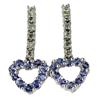 Image 3 : 51ctw Tanzanite/Diamond 14k Necklace/Earring Set (JEW-1753)