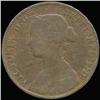 Image 1 : 1861 British Victoria Halfpenny Circulated (COI-7246)