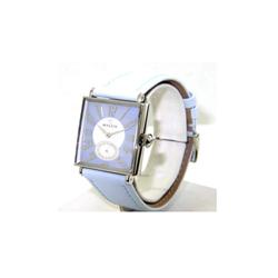 Milus Stainless Steel Leather Strap Watch