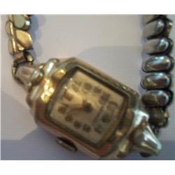 Vintage Benrus Ladies Watch, 10K Gold Bezel.