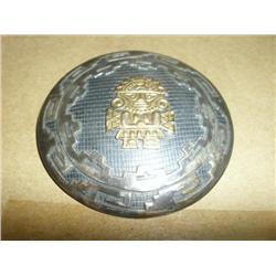 18K Gold & Sterling Silver Aztec Pin