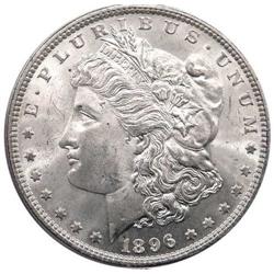 1896 Morgan Silver Dollar NES MS65 in Slab    wl