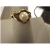 Image 1 : 10K Gold Pearl Ring, 3.2 Grams
