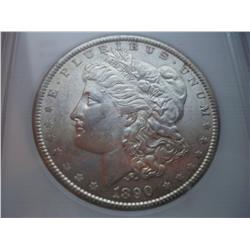 1890 Morgan Silver Dollar Graded MS65 NGS     ms
