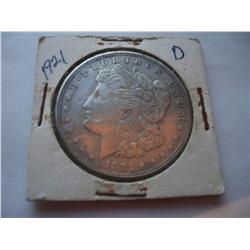 1921-D Morgan Silver Dollar