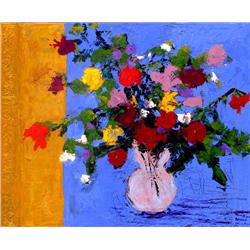 Anne Boysen, Periwinkle Light, Signed Canvas Print