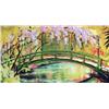Image 2 : Michele Byrne, Monets Bridge, Signed Canvas Print