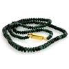 Image 2 : Natural Emerald Necklace 46.36ctw with brass clasp