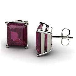 Genuine 18.00 ctw Ruby Earring 14ktWhite or Yellow Gold 4.25g