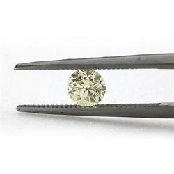 Natural 0.47 ctw Fancy Yellow Diamond Loose 1 ROUNDCUT I1