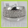 Image 2 : Genuine 0.76 ctw 14k Diamond White Gold Ring