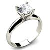 Image 1 : 0.35 ct Princess cut Diamond Solitaire Ring, G-H, I