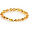 Image 2 : Natural Citrine Drop Bracelet 47.72ctw with brass clasp