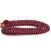 Image 3 : Natural Ruby Necklace 2 Rows Round Cut 434.40 total ctw L-2