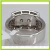 Image 3 : Genuine 0.74 ctw Diamond Ring 14K White Gold