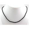 Image 2 : Natural Black Spinal Necklace 40.51ctw with brass clasp