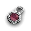 Image 1 : Genuine 2.6 Ctw Ruby Pendant 14Kt White Or Yellow  Gold