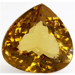 Natural Citrine Trillion Cut 30x30x30mm estimated 1 pc per lot 76.00ctw