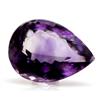 Image 1 : Natural Amethyst Pear Cut 15x22mm estimated 1 pc per lot 13.14ctw