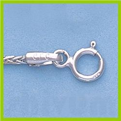 Genuine 16" 14kt Italian Gold-Yellow or White 1.3mm, Wheat Chain Gauge:032, 3.9gr