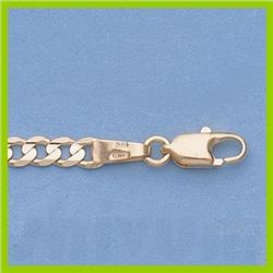 Genuine 16" 14kt Italian Gold-Yellow 3.1mm, Curb Chain Gauge:080, 7gr
