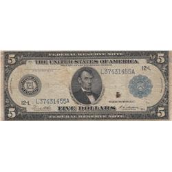 $5 FRN LARGE SIZE CURRENCY ALWAYS IN DEMAND
