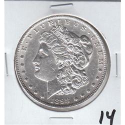 1898 SILVER MORGAN DOLLAR $1