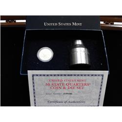 MAINE 2003 COIN AND DIE SET ACTUAL DIE USED TO MINT