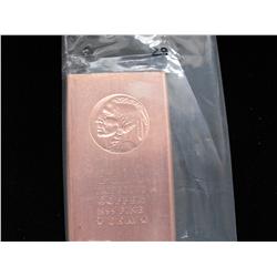(1 ) POUND OF SOLID COPPER BAR .9999 FINE
