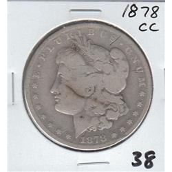 1878 CARSON CITY CC MORGAN SILVER DOLLAR $1