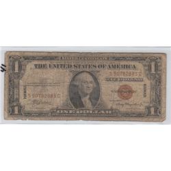 $1 HAWAII SILVER CERTIFICATE 1935 EMERGENCY ISSUE