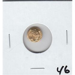 GOLD MEXICO WEDDING TOKEN/COIN 1865