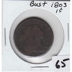 BUST LARGE CENT 1803