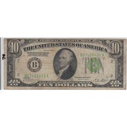 $10 REDEEMABLE IN GOLD 1928